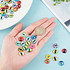 Flat Back Glass Cabochons GGLA-PH0007-93B-4