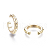 Brass Cuff Earrings EJEW-I249-17G-2