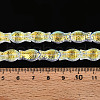 Transparency Electroplate Glass Beads Strands GLAA-T023-40A-01-4
