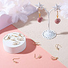 7 Pairs 7 Style Brass Micro Pave Cubic Zirconia Earring Hooks KK-TA0001-20-7