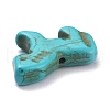 Synthetic Turquoise Gemstone Pendants X-G-B015-02-3