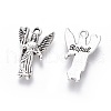 Tibetan Style Alloy Pendants TIBEP-Q063-62AS-RS-1