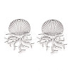 304 Stainless Steel Pendants STAS-T065-39P-1