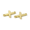 Rack Plating Brass Connector Charms KK-C007-38G-X-3