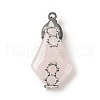 Natural Rose Quartz Pendants G-C246-05P-2