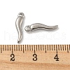 Non-Tarnish 304 Stainless Steel Pendants STAS-L022-213P-3