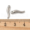 304 Stainless Steel Pendants STAS-L022-213P-3