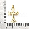 Brass Micro Pave Cubic Zirconia Pendants KK-Z100-31G-3