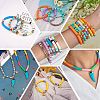 10 Strands 10 Colors Flat Round Eco-Friendly Handmade Polymer Clay Beads CLAY-SZ0002-04B-7