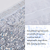 Polyester with Glitter Waist Belt with Curb Chains AJEW-WH0166-70A-6