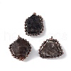 Natural Smoky Quartz Pendants G-F739-10R-04-1