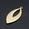 201 Stainless Steel Open Back Bezel Pendants STAS-R111-LA172-13-2