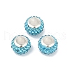 Alloy Rhinestone Clay Pave Beads ALRI-D300-03S-11-1