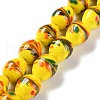 Handmade Lampwork Beads Strands LAMP-Q036-08E-1