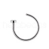 G23 Titanium C Shaped Clip on Nose Rings WGA60F5-03-5