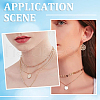 Beebeecraft 8Pcs 4 Styles Sterling Silver Chain Extender STER-BBC0007-06G-6