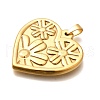 304 Stainless Steel Pendants STAS-B079-02G-02-2