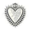 Tibetan Style Alloy Pendants TIBE-L013-08AS-05-1