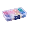 AB Color Plated Eco-Friendly Transparent Acrylic Beads TACR-X0001-03-4mm-2