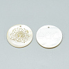 FFreshwater Shell Pendants SHEL-Q016-011G-2