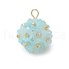 Frosted Transparent Acrylic Pendants PALLOY-MZ00670-3