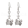 6Pair Tibetan Style Alloy Dangle Earrings EJEW-JE06434-4