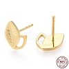 925 Sterling Silver Stud Earrings STER-T004-51G-4