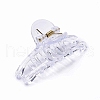 Transparent Plastic Large Claw Hair Clips PHAR-F016-07-3