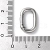 316 Stainless Steel Spring Gate Rings STAS-D303-02P-3
