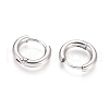 Small Huggie Hoop Earrings for Girl Women X-EJEW-F111B-13mm-PA-2