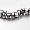 Electroplate Non-magnetic Synthetic Hematite Bead Strands G-F300-57-01-1