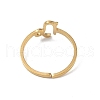 Real 18K Gold Plated 304 Stainless Steel Adjustable Finger Ring RJEW-L115-01G-01-3