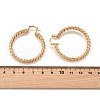 Brass Hoop Earrings EJEW-Z117-01G-3