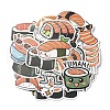 50Pcs Waterproof Self Adhesive PVC Picture Stickers DIY-F155-06-1