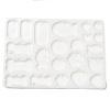 Bone/Fish/Flat Round DIY Pendant Silhouette Silicone Molds DIY-G099-02A-2