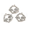 Tibetan Style Alloy Pendants TIBE-B001-34AS-3