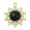 Alloy Rhinestone Pendants PALLOY-R151-49G-01-1