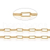 Soldered Brass Paperclip Chains CHC-D025-04G-01-3