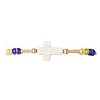 Cylinder Glass Seed Beaded Braided Bead Bracelets BJEW-MA00171-03-2