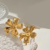 304 Stainless Steel Stud Earrings EJEW-D306-02G-1
