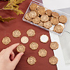 CRASPIRE 60Pcs Adhesive Wax Seal Stickers DIY-CP0006-30-20-3