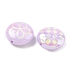 2Pcs UV Plating Acrylic Beads FIND-C067-03G-2