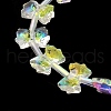 Electroplate Glass Beads EGLA-F163-01-AB01-3