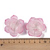 Simulation Lotus Shape Acrylic Bead Caps SACR-A008-06C-3
