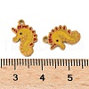 304 Stainless Steel Enamel Charms STAS-Z139-03G-10-3