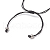 Natural Lava Rock Beads Braided Bead Bracelets BJEW-TA00621-01-4