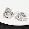 Brass Stud Earrings EJEW-S277-08P-B-2