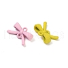 Spray Painted Alloy Bowknot Connector Charms PALLOY-R151-06-2