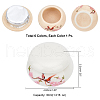  6Pcs 6 Colors Porcelain Mini Tea Storage Containers CON-NB0001-94-7