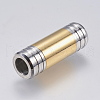 304 Stainless Steel Magnetic Clasps with Glue-in Ends STAS-F139-074G-2